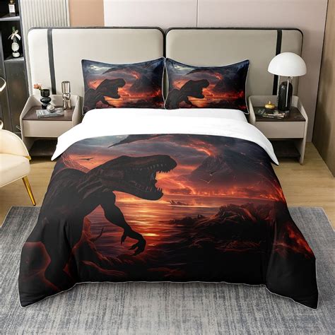 dinosaur twin bedspread|realistic dinosaur bedding.